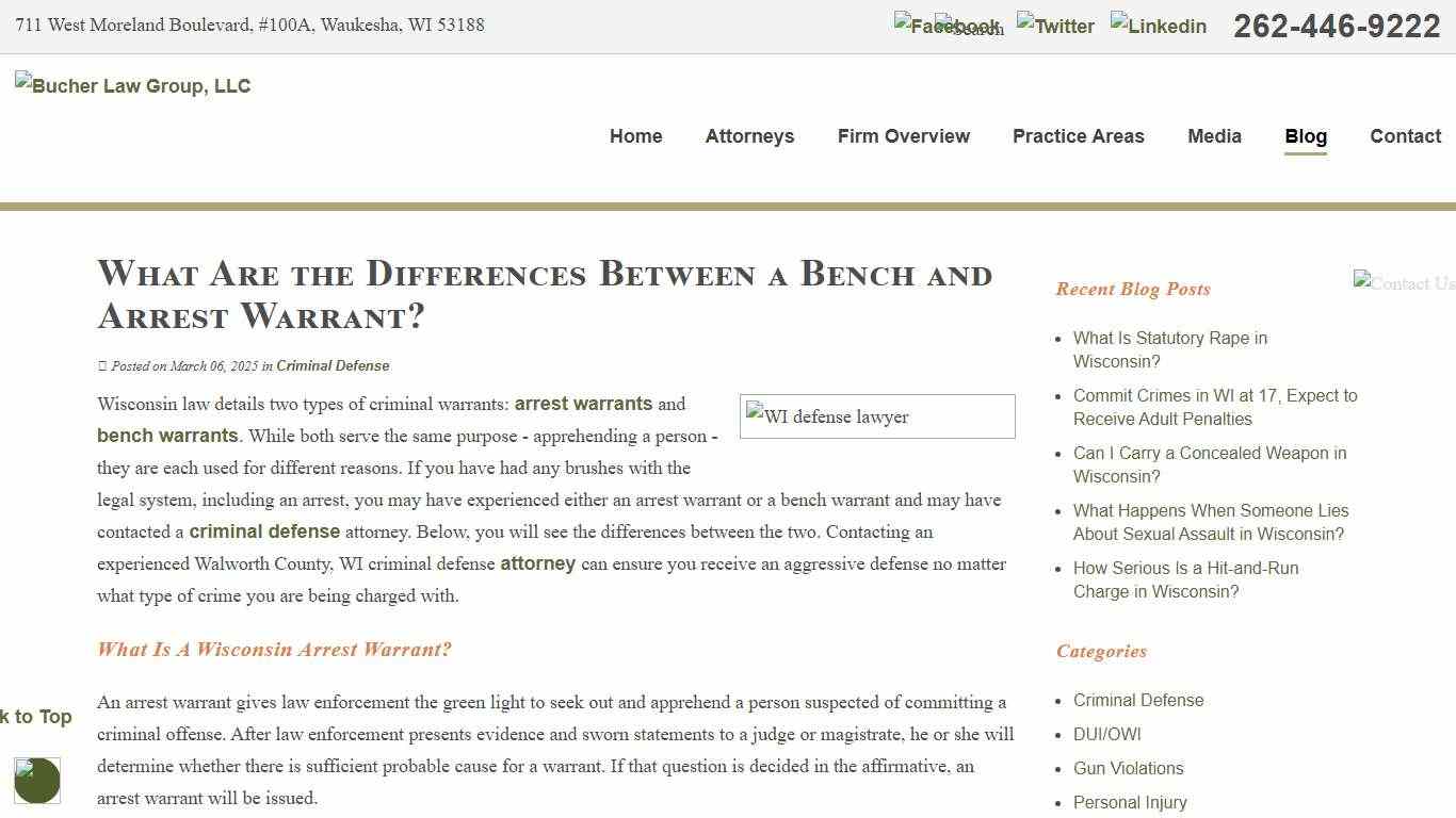 What Are the Differences Between a Bench and Arrest Warrant? | WI